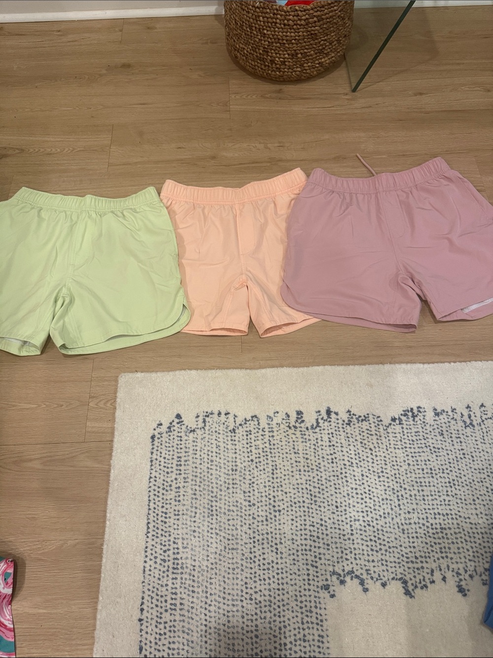 The Southern Shirt Company Pastel Athletic Shorts - Mint, Peach & Pink